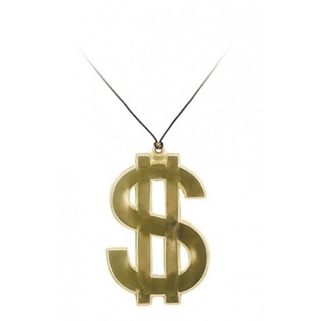 Collar dolar millonario chulo en pvc