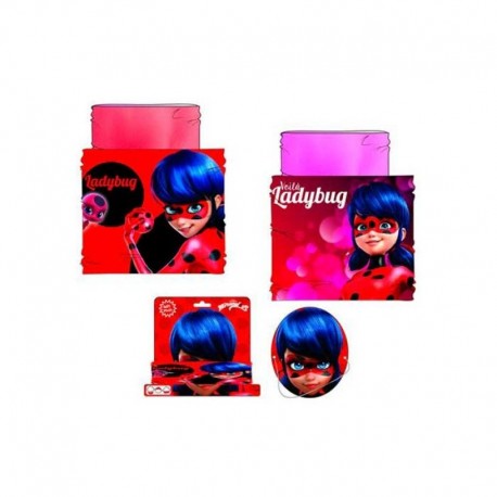 Braga cuello ladybug polar para nina fucsia