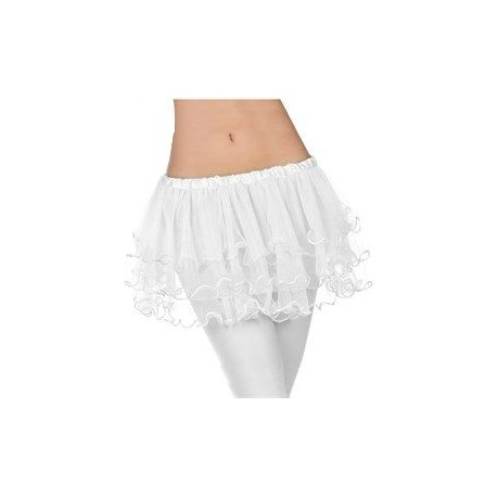 Tutu blanco para mujer talla unica adulto