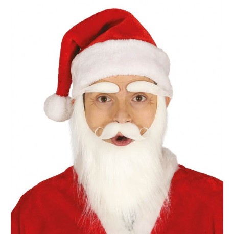 Gorro papa noel lujo de 44 cm para hombre