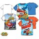 Camiseta manga corta super wings infantil talla 3 anos color naranja