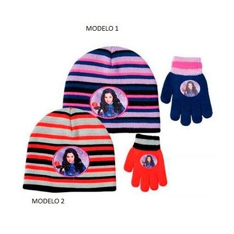 Gorro y guantes los descencientes evie modelo 1