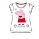 Camiseta peppa manga corta blanca talla 3 anos