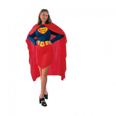 Disfraz super hero chica girl talla estandar ml