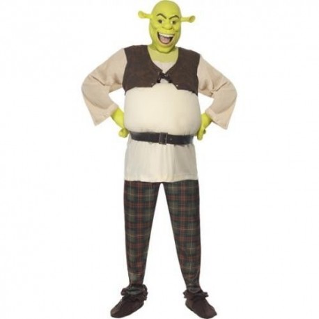 Disfraz shrek ogro verde talla m