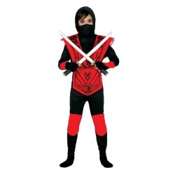 Disfraz ninja rojo infantil talla 3 4 anos