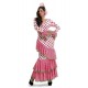 Disfraz flamenca rosa sevillana feria talla estandar ml