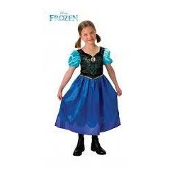 Disfraz anna frozen princesa disney talla 7 8 anos