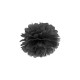 Pom pom negro de papel de 25 cm para decoraciones