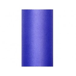 Tul azul marino rollo de 9 mt x 15 cm para decoraciones