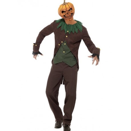 Disfraz calabaza siniestra goosebumps para hombre talla l halloween