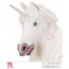 Mascara de unicornio blanco para adulto