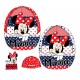 Gorra de sol minnie mouse blanca para nina