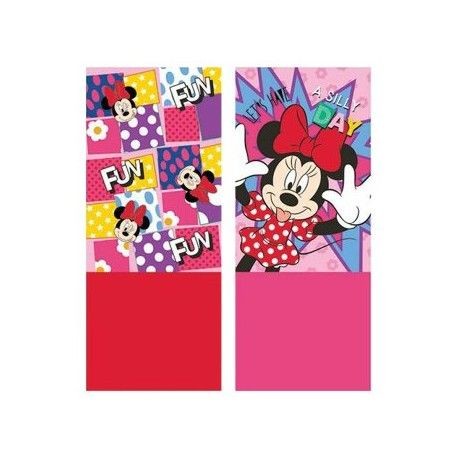 Braga cuello polar minnie mouse roja