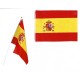 Banderin espana 32x45cm con mastil