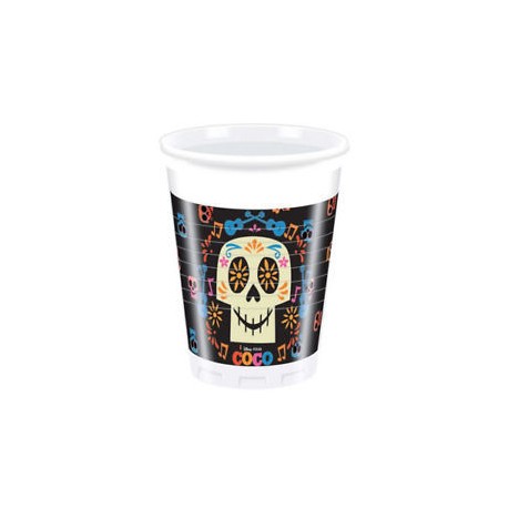 Vasos coco disney para cumpleanos 8 uds de 200 ml