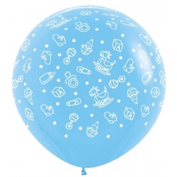 Globo para bebes surtido colores 90 cm 10 uds