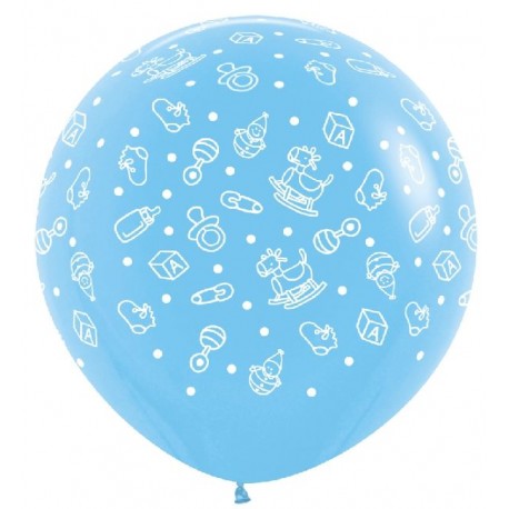 Globo para bebes surtido colores 90 cm 10 uds