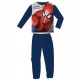 Pijama spiderman azul algodón para niño tallas