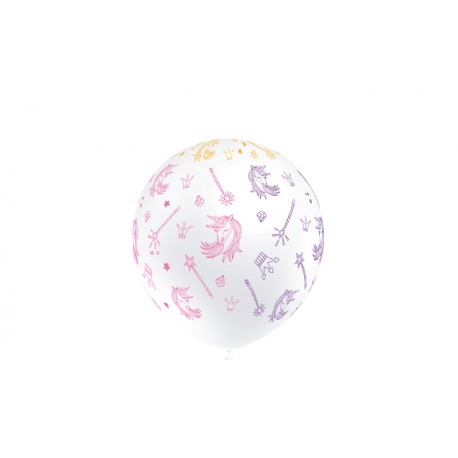 Globos unicornios latex 8 uds de 30 cm