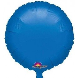 Globo azul circulo 18 foil helio 45 cm