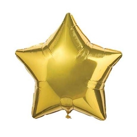 Globo estrella oro helio foil 19 45 cm decoracion