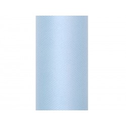 Tul azul cielo rollo de 9 mt x 50 cm para decoraciones