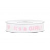 Cinta blanca Its a girl 10 metros de 12 mm