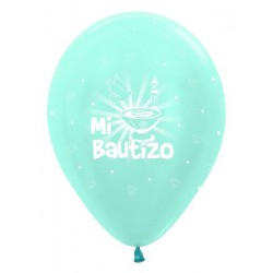 Globos Bautizo azules 10 uds de 30 cm Sempertex