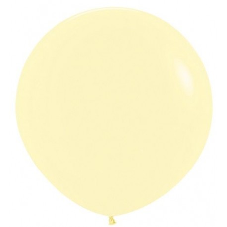 Globo Amarillo Pastel sempertex R2439 60 cm unidad