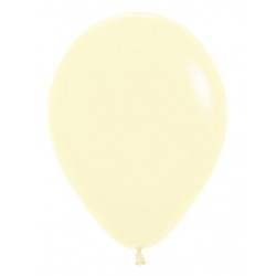 Globo Amarillo Pastel R5 12,5 cm 100 uds Sempertex