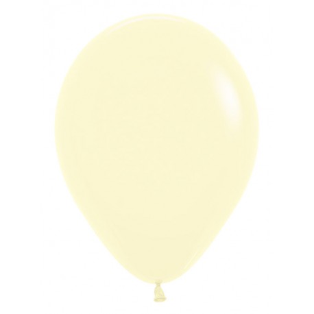 Globo Amarillo Pastel R5 125 cm 100 uds Sempertex