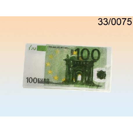 Panuelos papel billete 100 