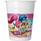 Vasos Shimmer and Shine 8 uds cumpleanos