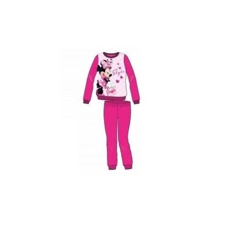 Pijama minnie mouse largo invierno talla 4 anos