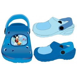 ZUECOS PLAYA MICKEY MOUSE CROCK TALLA 34-35 AZULES OSCURO