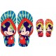 Chanclas mickey mouse playa o piscina talla 32 33 rojas