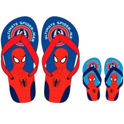 Chanclas spiderman playa o piscina azules 26-27