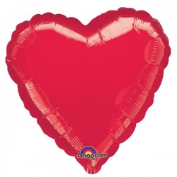 Globo corazon rojo