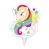 Vela unicornio para tarta