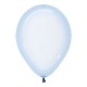 Globos cristal pastel azul 50 uds 30 cm