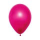 Globos Duo Fucsia cristal metal 25 uds 30 cm