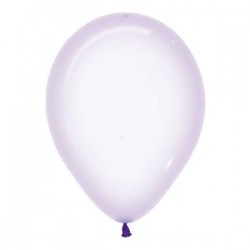 Globos cristal pastel lila 100 uds 12,5 cm