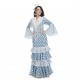 Disfraz flamenca del guadalquivir azul talla S mujer