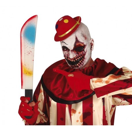 Machete payaso multicolor 54 cm