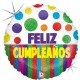 Globo feliz cumpleanos 45 cm