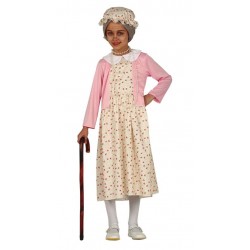 Disfraz de abuela o anciana infantil talla 3 4 anos