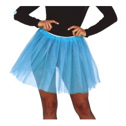 Tutu azul claro para mujer 40 cm