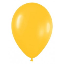 Globo Amarillo Miel Sempertex latex 50 uds 30 cm