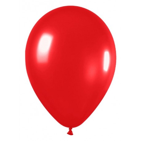 Globo rojo metal r 5 100 uds sempertex 12 5 cm